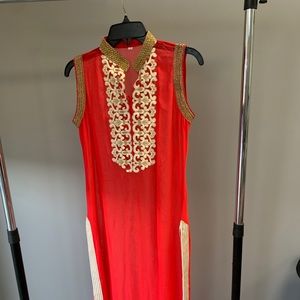 Indian kurti with slip , Leggings and Dupatta
